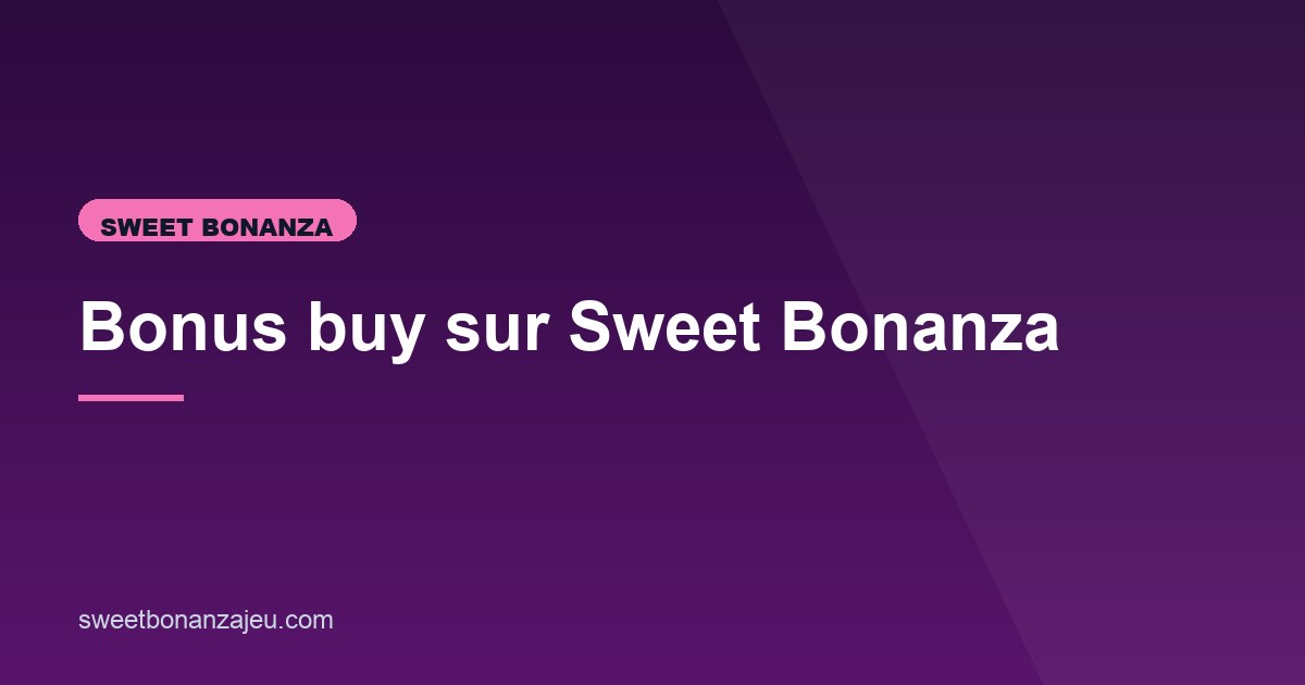 Illustration de l'article consacré au bonus buy