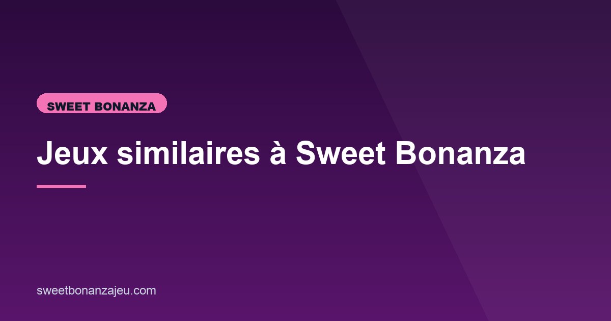 Illustration de l'article consacré aux alternatives à Sweet Bonanza
