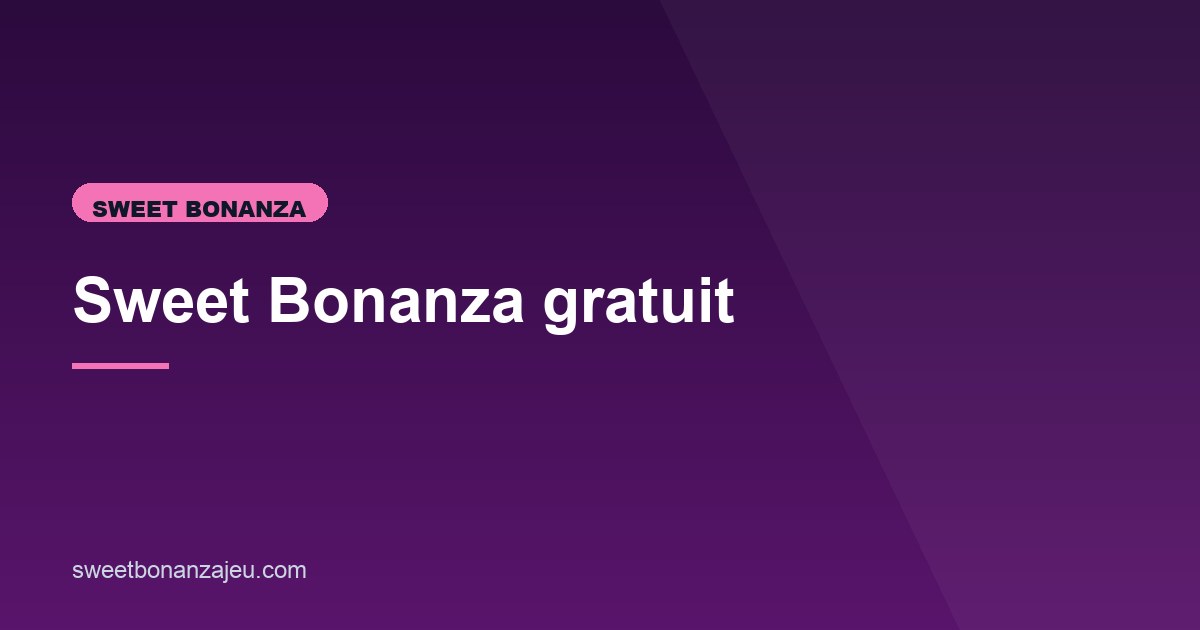 Illustration de l'article consacré à la démo de Sweet Bonanza